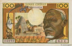 100 Francs EQUATORIAL AFRICAN STATES (FRENCH)  1962 P.03c VF