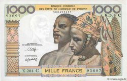 1000 Francs WEST AFRIKANISCHE STAATEN  1980 P.303Co