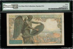 100 Francs DESCARTES FRANCE  1943 F.27.03 VF