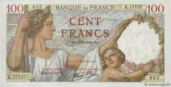 100 Francs SULLY FRANKREICH  1941 F.26.44