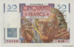 50 Francs LE VERRIER FRANCIA  1946 F.20.06