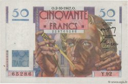 50 Francs LE VERRIER FRANCIA  1947 F.20.09