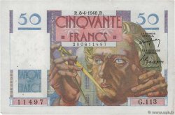 50 Francs LE VERRIER FRANCIA  1948 F.20.10