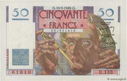 50 Francs LE VERRIER FRANKREICH  1949 F.20.12