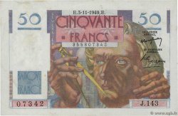 50 Francs LE VERRIER FRANCIA  1949 F.20.13