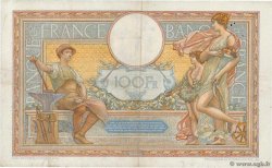 100 Francs LUC OLIVIER MERSON grands cartouches FRANKREICH  1932 F.24.11 fVZ