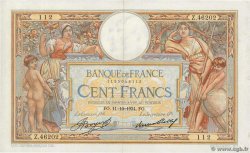 100 Francs LUC OLIVIER MERSON grands cartouches FRANKREICH  1934 F.24.13