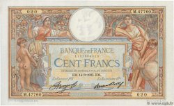 100 Francs LUC OLIVIER MERSON grands cartouches FRANKREICH  1935 F.24.14