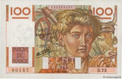 100 Francs JEUNE PAYSAN FRANKREICH  1946 F.28.07