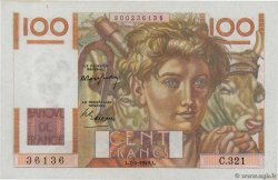 100 Francs JEUNE PAYSAN FRANKREICH  1949 F.28.23