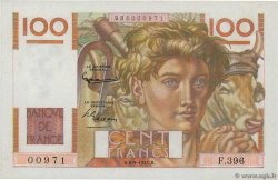 100 Francs JEUNE PAYSAN FRANCIA  1951 F.28.29 FDC