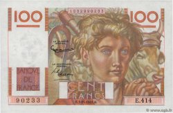 100 Francs JEUNE PAYSAN  FRANKREICH  1951 F.28.30