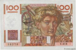 100 Francs JEUNE PAYSAN FRANKREICH  1951 F.28.30 ST