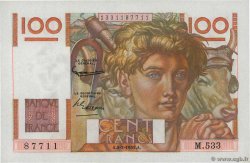 100 Francs JEUNE PAYSAN FRANCIA  1953 F.28.36 SPL+