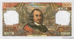 100 Francs CORNEILLE FRANCIA  1975 F.65.49
