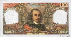 100 Francs CORNEILLE FRANKREICH  1978 F.65.62