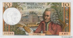 10 Francs VOLTAIRE FRANCE  1973 F.62.61