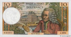 10 Francs VOLTAIRE FRANCIA  1973 F.62.63