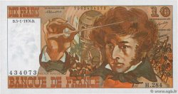 10 Francs BERLIOZ FRANCE  1976 F.63.17 UNC-