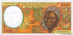 2000 Francs CENTRAL AFRICAN STATES  1995 P.403Lc UNC