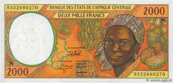 2000 Francs CENTRAL AFRICAN STATES  1993 P.503Na UNC-