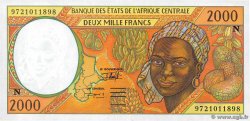 2000 Francs CENTRAL AFRICAN STATES  1997 P.503Nd UNC-