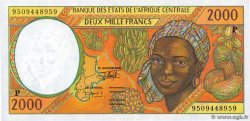 2000 Francs CENTRAL AFRICAN STATES  1995 P.603Pc UNC