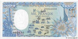 1000 Francs GUINÉE ÉQUATORIALE  1985 P.21 NEUF