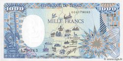 1000 Francs TSCHAD  1985 P.10Aa VZ+