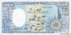 1000 Francs type 1985 modifié TCHAD  1989 A.287c NEUF