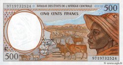 500 Francs ZENTRALAFRIKANISCHE LÄNDER  1997 P.101Cd fST+