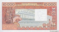 10000 Francs WEST AFRICAN STATES  1992 P.209Bj AU+