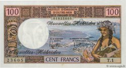 100 Francs  NOUVELLES HÉBRIDES  1975 P.18c pr.NEUF