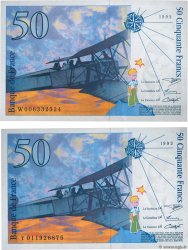 50 Francs SAINT-EXUPÉRY Lot FRANCE  1993 F.72.02 AU