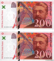 200 Francs EIFFEL Consécutifs FRANCE  1997 F.75.04b