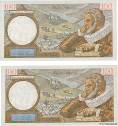 100 Francs SULLY Consécutifs FRANCE  1942 F.26.69 UNC-