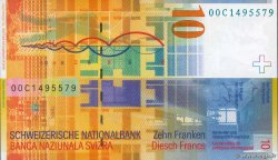 10 Francs SUISSE  2000 P.67a SC+