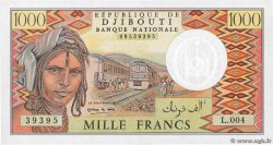 1000 Francs DJIBUTI  1991 P.37e q.FDC