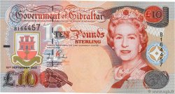 10 Pounds Sterling GIBRALTAR  2002 P.30 EBC+