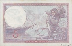5 Francs FEMME CASQUÉE FRANCE  1927 F.03.11 VF