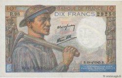 10 Francs MINEUR FRANCIA  1945 F.08.13 MBC