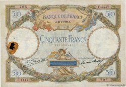 50 Francs LUC OLIVIER MERSON FRANCE  1929 F.15.03 F-