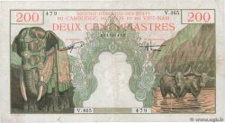 200 Piastres - 200 Dong INDOCINA FRANCESE  1953 P.109