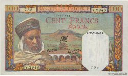 100 Francs ALGÉRIE  1945 P.088 TTB+