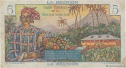 5 Francs Bougainville REUNION INSEL  1946 P.41a SS