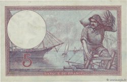 5 Francs FEMME CASQUÉE FRANCE  1925 F.03.09 VF