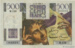 500 Francs CHATEAUBRIAND FRANCE  1953 F.34.12 VF-