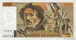 100 Francs DELACROIX modifié FRANCIA  1983 F.69.07 EBC+