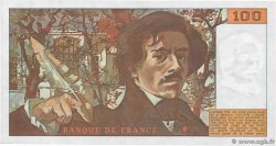 100 Francs DELACROIX modifié FRANKREICH  1978 F.69.01d fST+