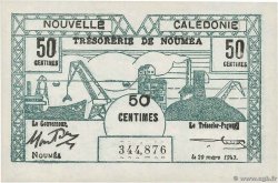 50 Centimes NEW CALEDONIA  1943 P.54 UNC